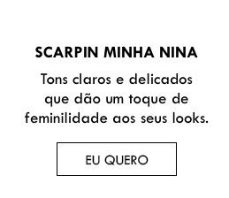 Scarpins Couro Laço Salto Bloco Baixo