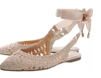 Sapatilha Bordado Beige 