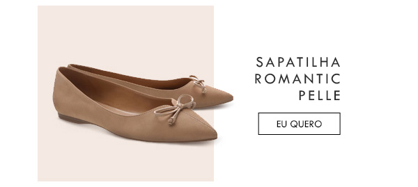 Sapatilha Romantic Pelle 