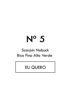 Scarpins Nobuck Bico Fino 